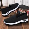 Shoes Women's Casual Shoes Large Size Women's Shoes Single Shoes Fly-woven Breathable Mesh Shoes Soft-soled Mother Shoes