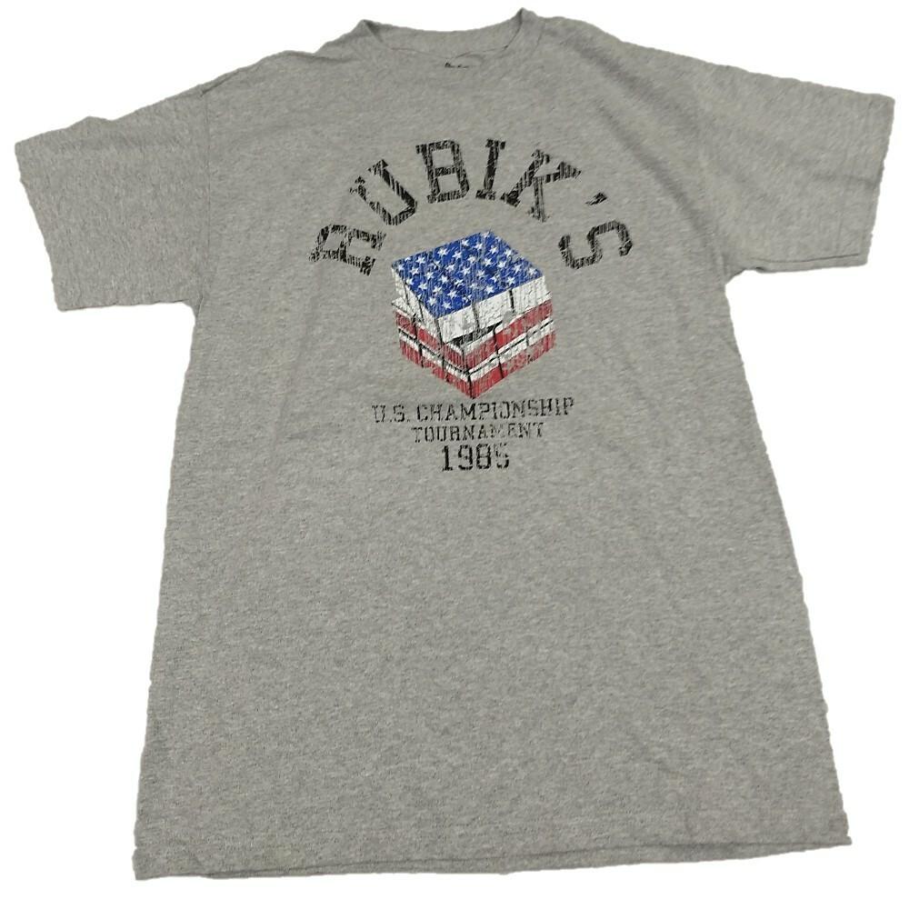 

Rubik s Rubiks Cube U.S. Championship Tournament 1985 Shirt Tee Adult Men s USA Unisex T-Shirt M