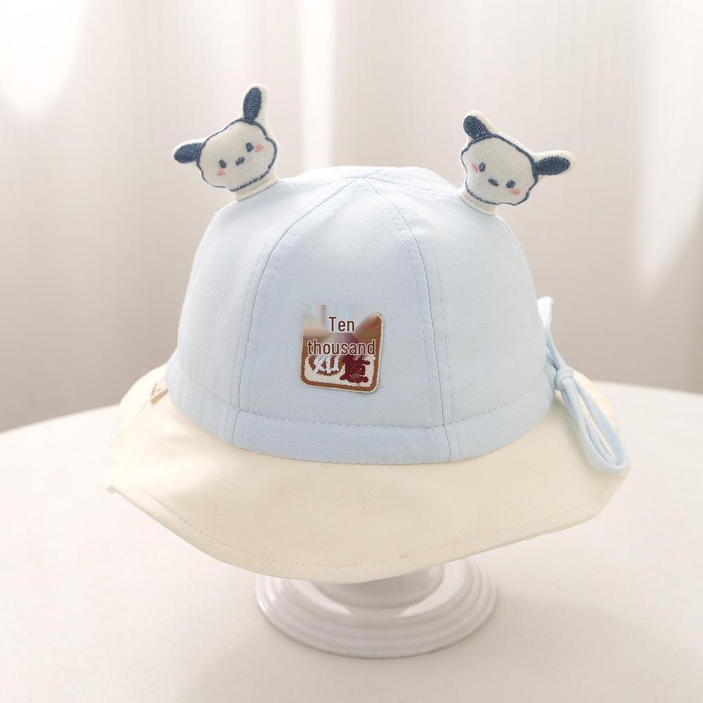 Adorable Bear Baby Sun Hat, Spring-Autumn Style for Newborns & Toddlers