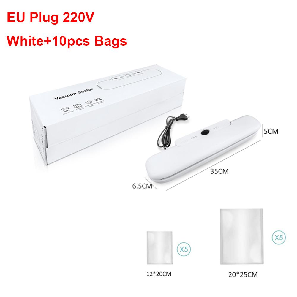 

Электрический вакуумный упаковщик для пищевых продуктов. Герметичная упаковка сухих/влажных продуктов для домашней кухни. Упаковочная машина для хранения продуктов. Вакуумный упаковщик.