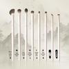 Portable Tapered Eyeshadow & Concealer Brush Set - Soft Bristle for Detail and Blending