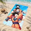 Dragon Ball Microfiber Beach Towel Quick Dry Sand Free Lightweight Beach Towels for Travel Swimming Camping