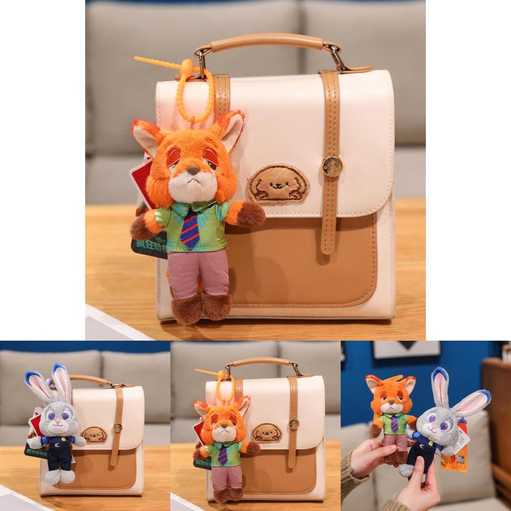 Zootopia Judy Hopps Nick Wilde Plush Bag Charm With Soft Cotton Filling For Kids And Teens