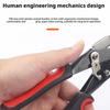 1Pc Multifunctional Iron Sheet Scissor Aviation Tin Snips Heavy Duty Chrome Vanadium Steel Metal Cutter Shears For Cutting Sheet