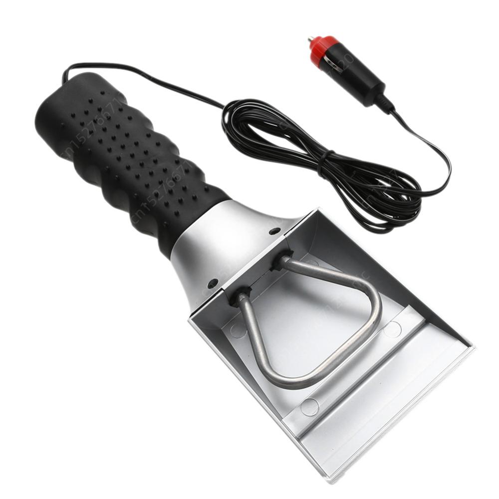 Răzuitor Electric Încălzit de Gheață Zăpadă 12V Automobile Brichetă Răzuitor de Gheață Lopată pentru Îndepărtarea Zăpezii Instrumente Curățare Geam Parbriz