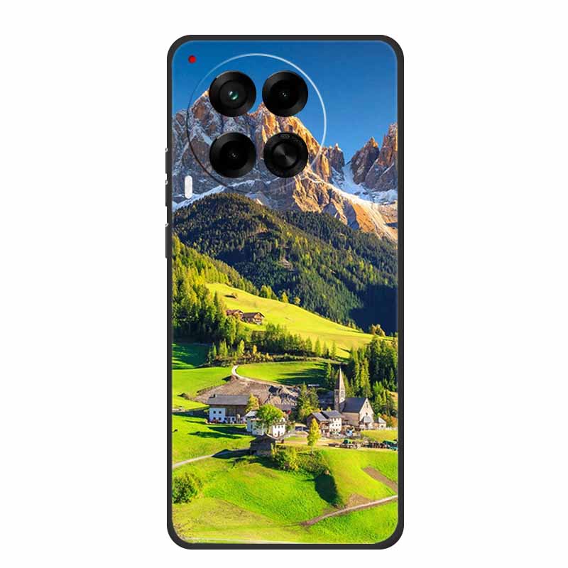 6.78" For Tecno Camon 30 Case Fashion Marble Black Silicone Soft TPU Back Cover Cases For Tecno Camon 30 5G Premier Phone Case