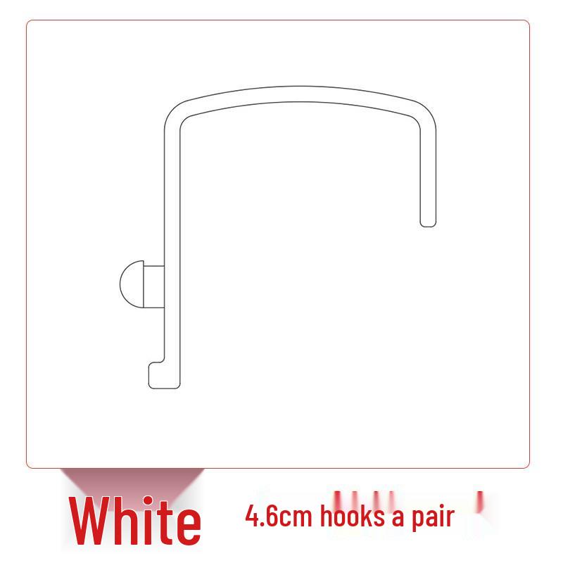 Creative Metal Desktop File Holder with Hanging Divider Hooks