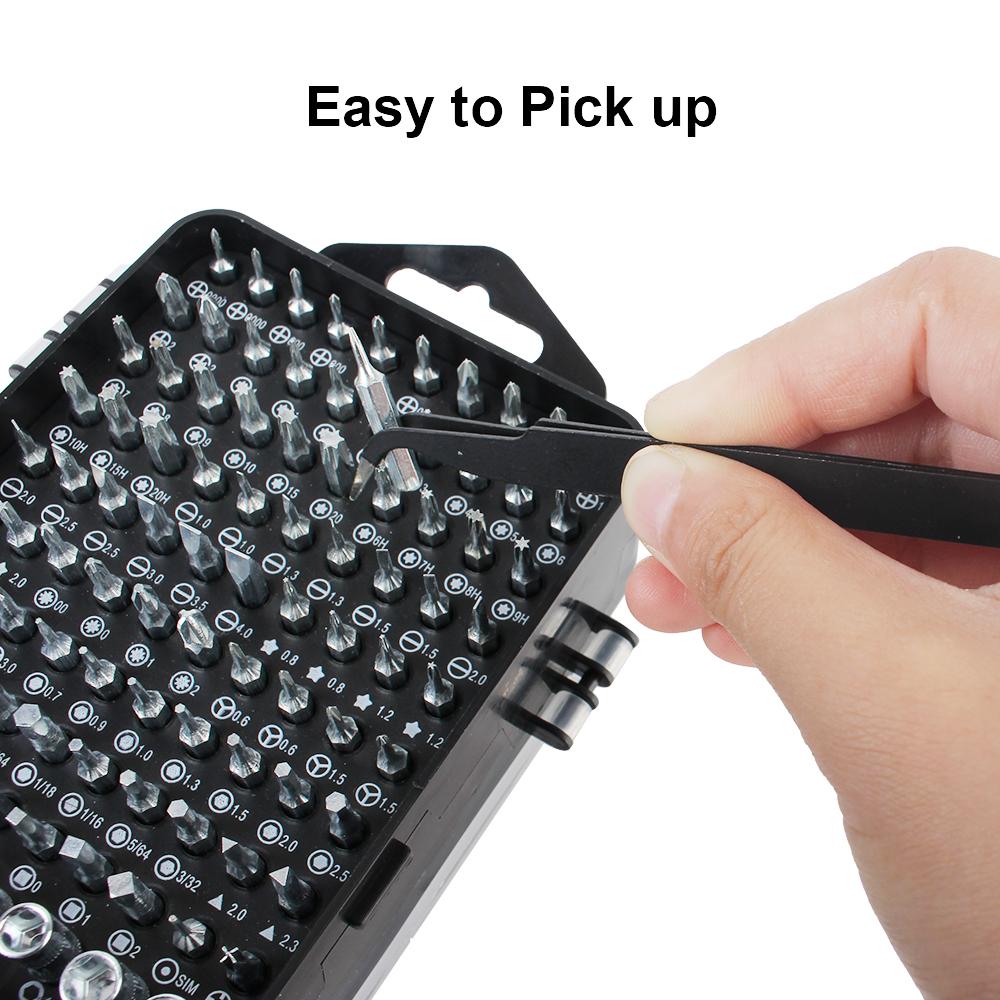 Precision Screwdriver Set Phillips Torx Hex Phone Repair Device Hand Tools Kit 115 in 1 Magnetic Screw Driver Bit Set