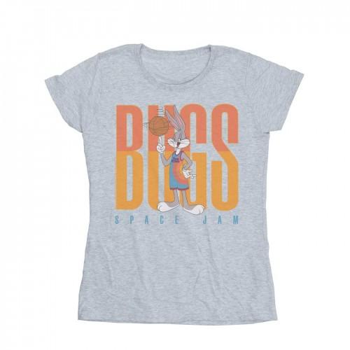 Space Jam: A New Legacy Womens/Ladies Bugs Bunny Basketball Spin Cotton T-Shirt