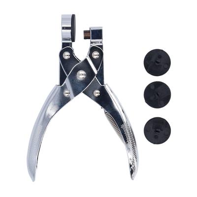 Plastic Bag Hole Puncher Zinc Alloy Handheld Single Round Hole Punch for Thin Film PE OPP PVC Bags