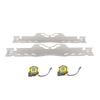 Wheel Alignment Tool Plate Stainless Steel Heavy Duty with 2 Tape Accurate Measurement Toe