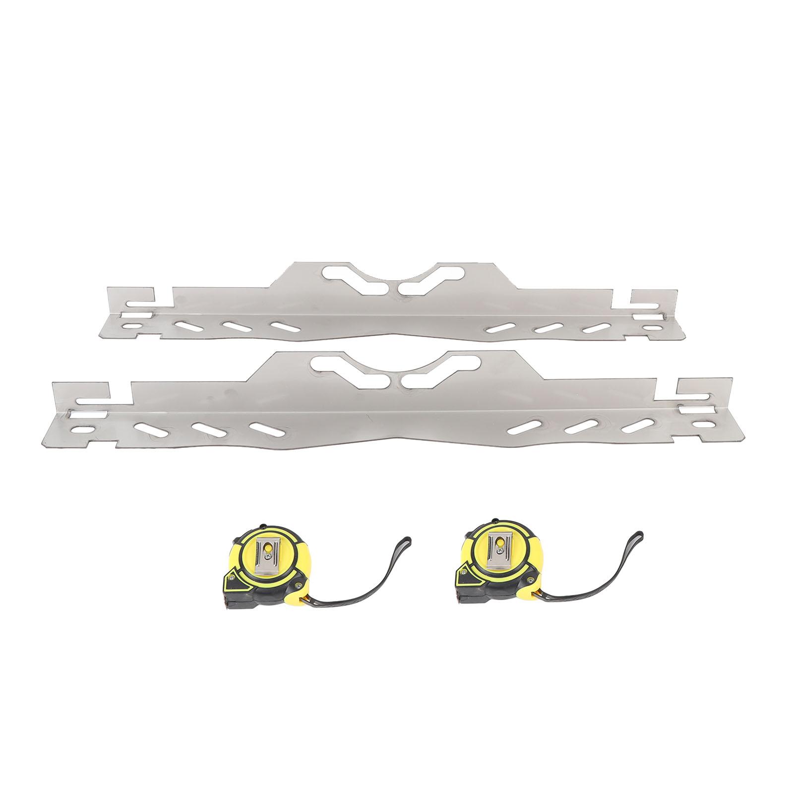 

Wheel Alignment Tool Plate Stainless Steel Heavy Duty with 2 Tape Accurate Measurement Toe