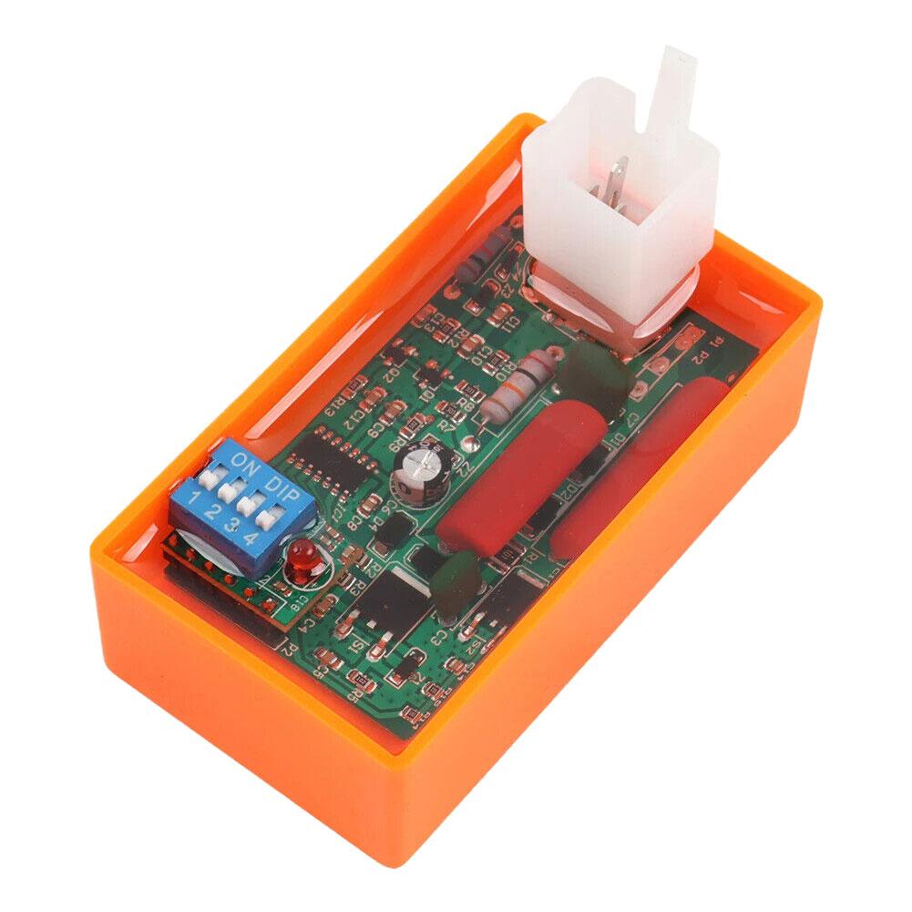 Motorcycle Igniter 5/6 -pin AC CDI Box With DIP Switch Motorcycle Ignition Speed Limit 4000-12000 For WAVE 100 Racing Car YX140