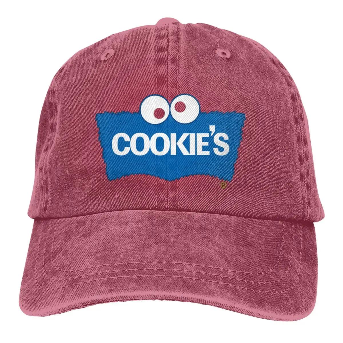 2026 Cookie Monster Merch Men Women Baseball Caps Distressed Washed Caps Hat Vintage Outdoor Activities Unstructured Soft Headwe Adjustable& 8Y