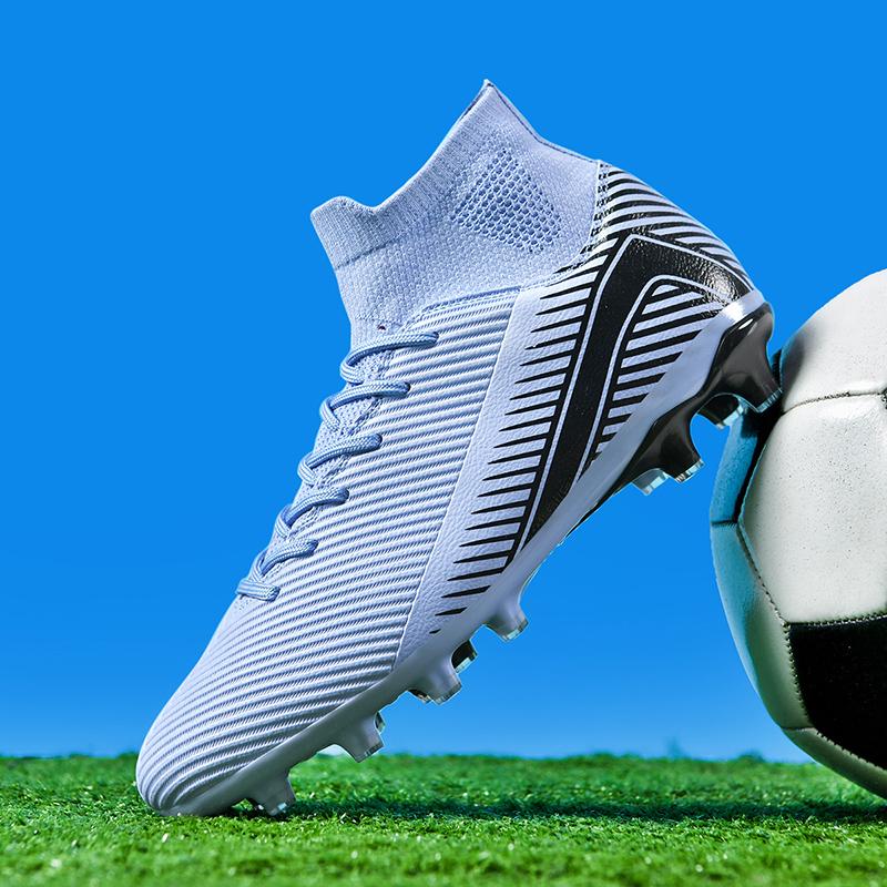 Men'S Football Shoes Professional Grade Fg Long Nail Anti Slip Breathable Summer Lightweight Outdoor Training