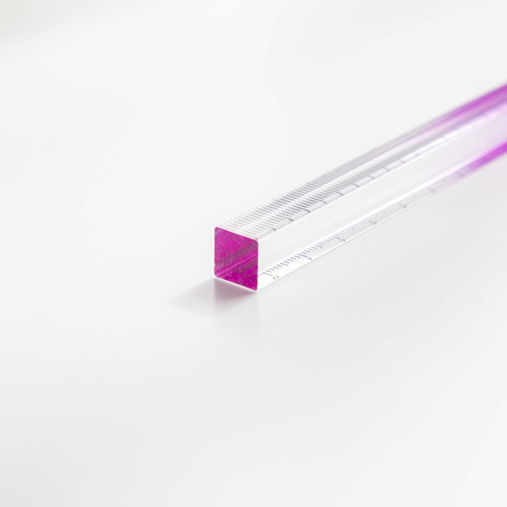 Transparent Math Drawing Ruler 15cm 20cm 30cm DIY Drawing Tools Gradient Straight Rulers  Student