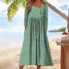 2023 Autumn Casual Loose Striped Long Sleeve Dress