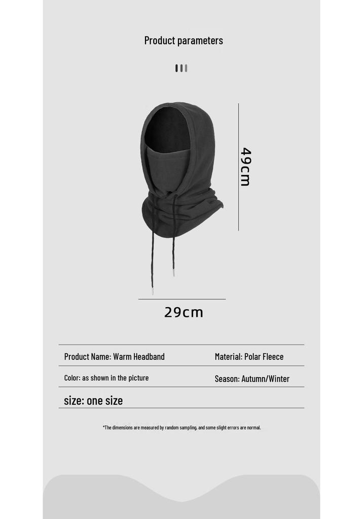 Camouflage Fleece Balaclava: Outdoor Cold-Weather Cycling & Skiing Face Mask