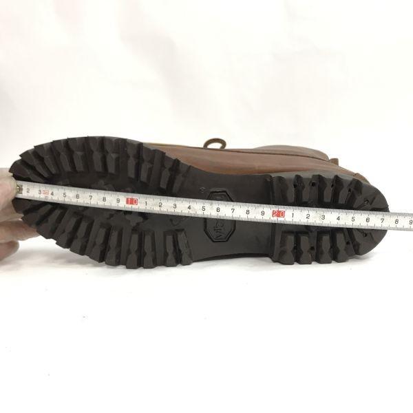 Ralph Lauren Leder Schnürstiefel Braun Größe 23.5-24.5 Vibram Sohle Vintage(GEBRAUCHT)