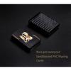 New 54 Black and Gold Plastic Playing Cards Waterproof Card Gift Collection Aluminum Foil Poker Set Practical Party Gifts