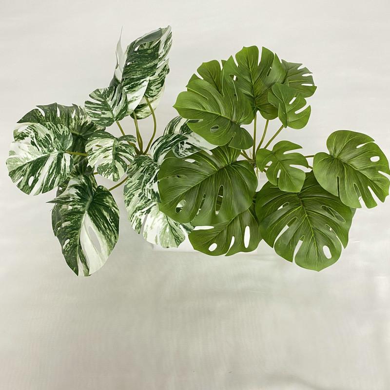 Realistic Monstera Leaf Party Decor Greenery For Home Table Wedding Gift