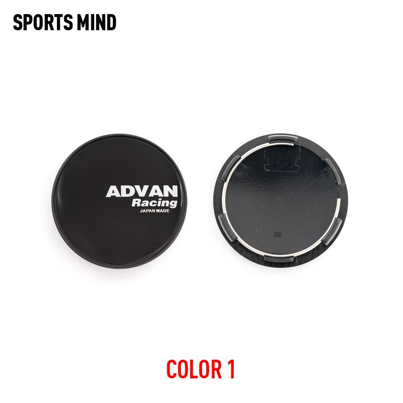 4PCS/lot 6 COLORS 68MM ADVAN RACING Car Wheel Center Hub Caps Car Refitted Emblem Logo Dust-Proof Cover