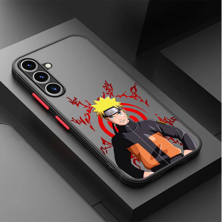 Matte Handyhülle für Samsung Galaxy A52 A56 A24 A73 A22 A53 A21s A34 A25 A26 A54 A35 A36 Narutos Uchiha Itachi