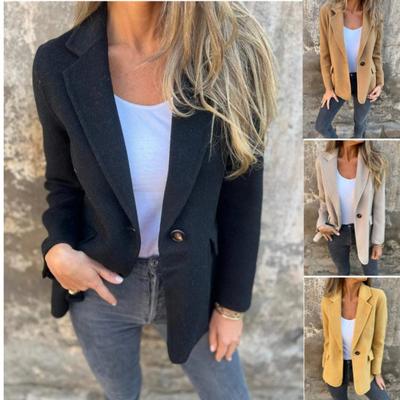 Kadın Düz Günlük Bol Ceket Kabanlar Kadınlar İçin Kış Vintage Kadın Ceketleri Palto Sonbahar Kadın Mont Dış Giyim Üstler