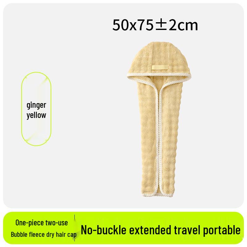 2026 Bubble Fleece Haarwikkel: Sneldrogend, Sterke Absorptie, Ontwerp met Brede Staart voor Vrouwen