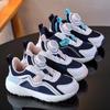 Spring and Summer New Boys Mesh Breathable Casual Non-slip Soft Bottom Rotating Buckle Technology Sports Shoes Children's Fashion Versatile