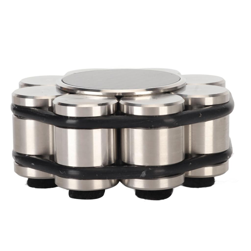 HiFi Record Weight Stabilizer Professional Stainless Steel LP Vinyl Turntable Disc Balanced Clamp with Slip Proof Pad