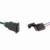 Universal Car LED Fog Light On/Off Switch Kit Relay Wire Harness