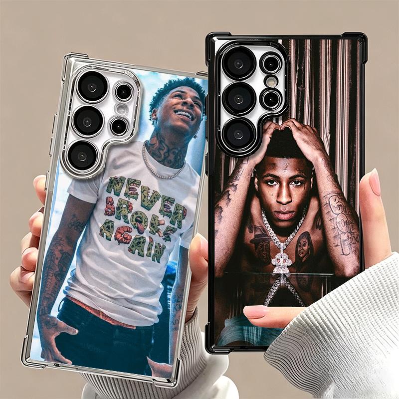 Rapper YoungBoy Plating Phone Case For Samsung Galaxy S24 S25 FE S26 Edge S23 Ultra S22 S21 Plus S20 Anti-Fall Airabag Cover
