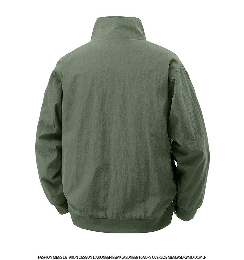 American Retro Workwear Jacket - Waterproof, Windproof, Loose Fit, Stand Collar for Autumn/Winter