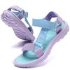 30-38 Children's Plus Size Simple and Fashionable Velcro Casual Sandals Girls' Beach Shoes