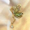 Wizard Of Oz Brooch Translucent Insect Tassel Butterfly Corsage Cheongsam Personalized Female