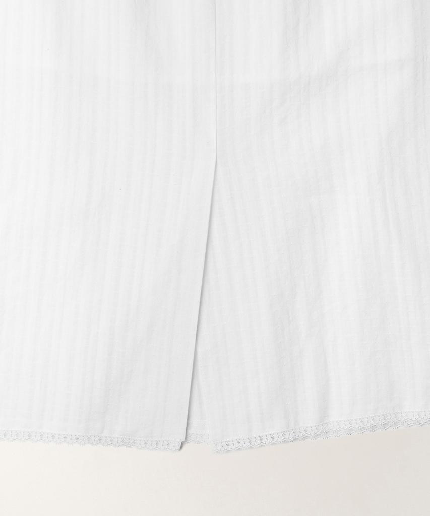 Tudment Gauze Midi Skirt_White