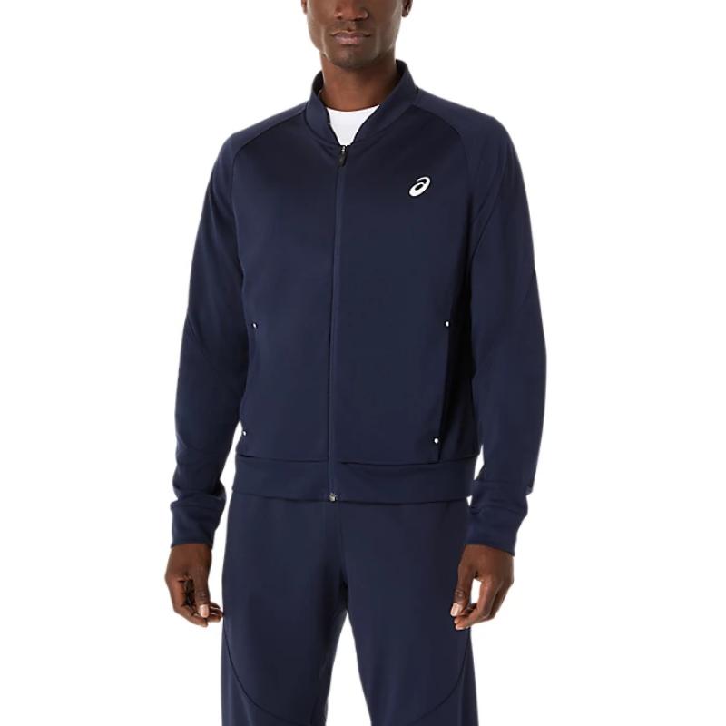 ASICS Jackets Men's Dark Blue Stand Collar Moderate Other 2041A342-400