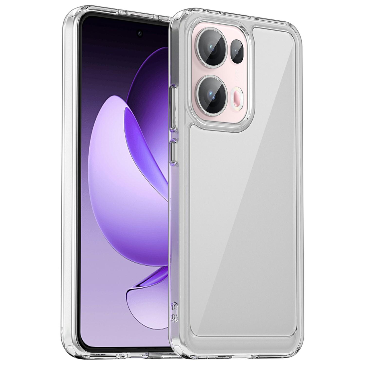 

For Oppo Reno13 Pro 5G Case TPU + Acrylic Protective Clear Phone Cover E