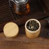 Handmade Tea Box Bamboo Storage Box Tea Canister Lid Seal Kitchen Storage Jars PortableTea Coffee Beans Spice Box Case Organizer
