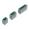 75Pcs 2/3/5 Port Electrical Lever Wire Connectors Fast Connection Terminal Electrical Connectors Push-in Terminal Block