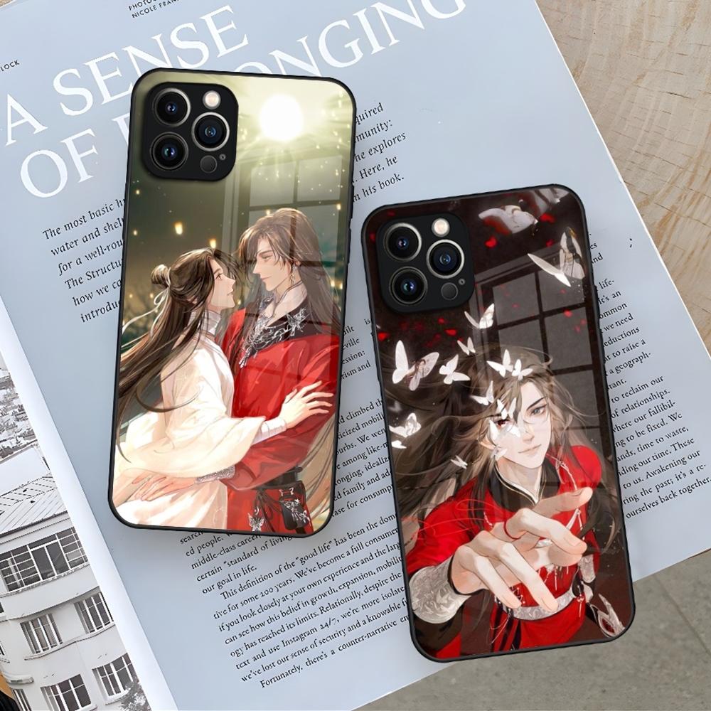Heaven Official S Blessing Phone Case for Iphone 17 16 Air 15 14 12 11 13 Pro Max Mini X Xr Xs Se Puls Glass Cover