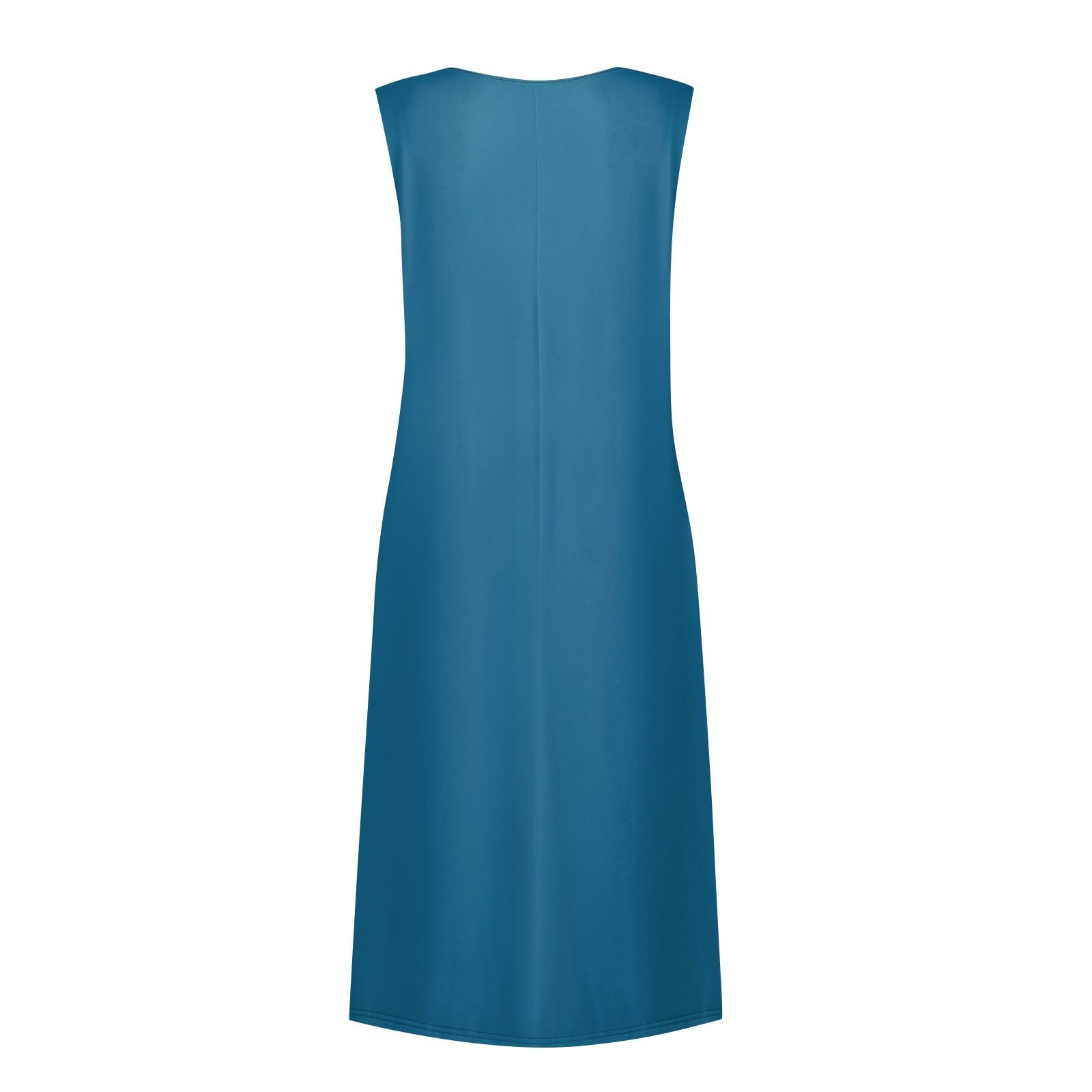 Жен. Повседневные платья с принтом Круглый вырез Классический Классический На открытом — фото 5