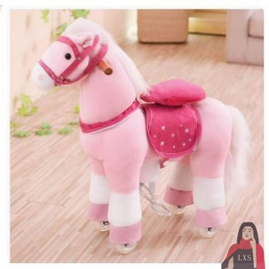 Children's Wooden Bouncing Horse Ride