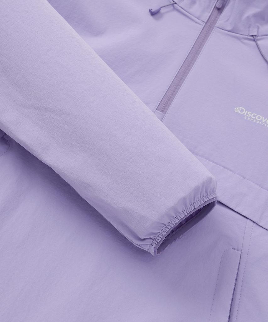 Discovery Expedition Women'S Freshvent Lightweight Woven Training Hooded Anorak (L.Violet)