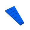 50pcs 54384 Wedge Plate 6 X 3 Left Bricks Collections Bulk Modular GBC Toy For Technical MOC Set Buildings Blocks Compatible