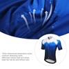Man Male Tree Grain Blue Summer Outdoor Short Sleeve Bicycle Cycling Wear ClothesTree Grain Blue Short Sleeve XXXL