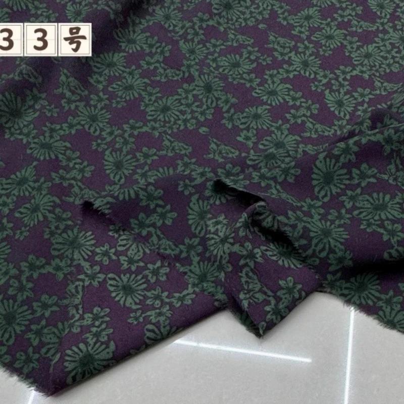 100x150cm Floral Printed Style Fabric Summer Silk Chiffon Fabric for Diy Sewing Soft Comfortable Dress Shirt Pajamas Pants