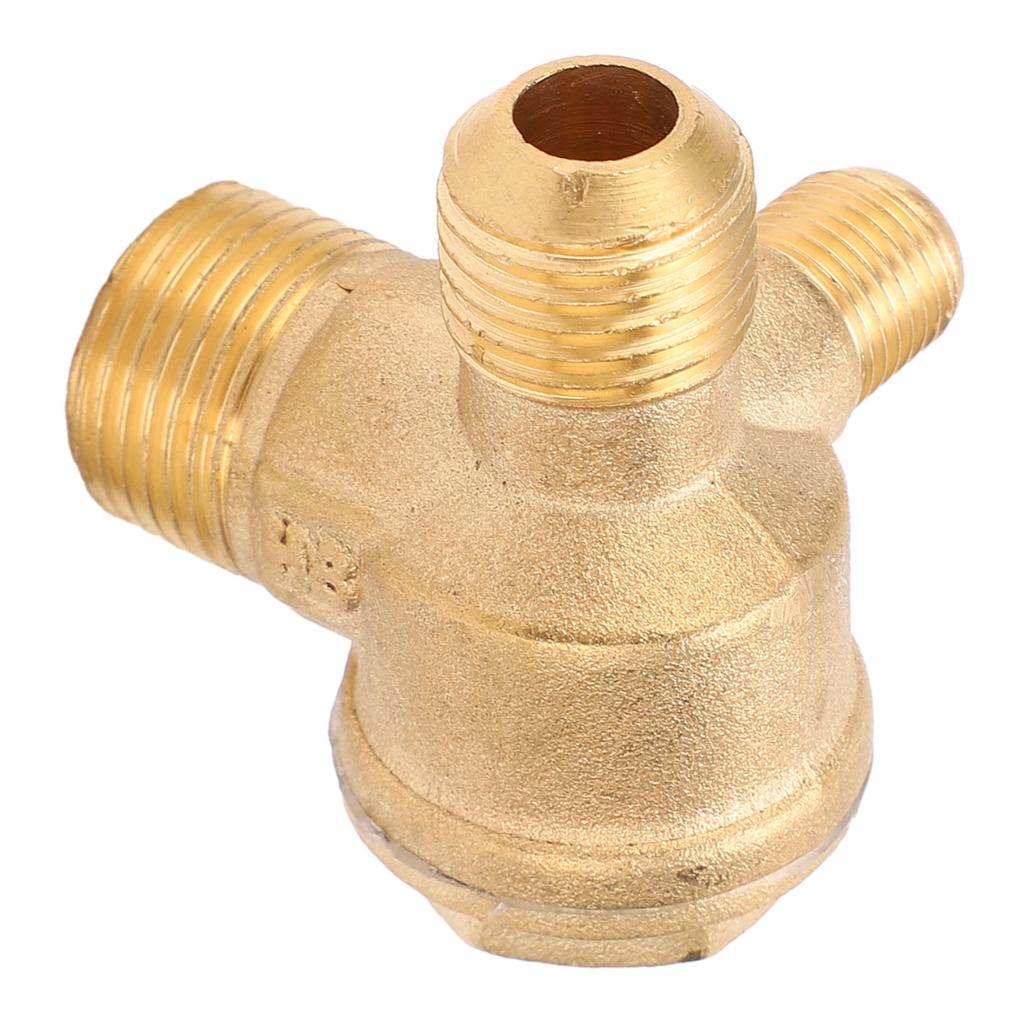 Check Valve Brass Material Thread Connection Air Compressor Pump Accessories 1 2x3 8x10