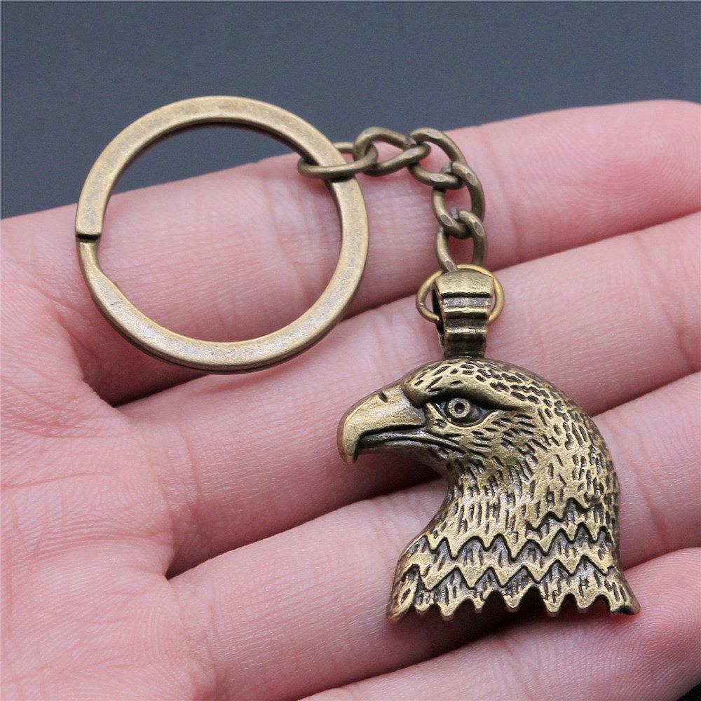 Porte-clés Gothique Biker Aigle Crâne Ailes pour Étudiants Nouvelle Arrivée Statement Cadeau d'Anniversaire Accessoire de Voyage Doux